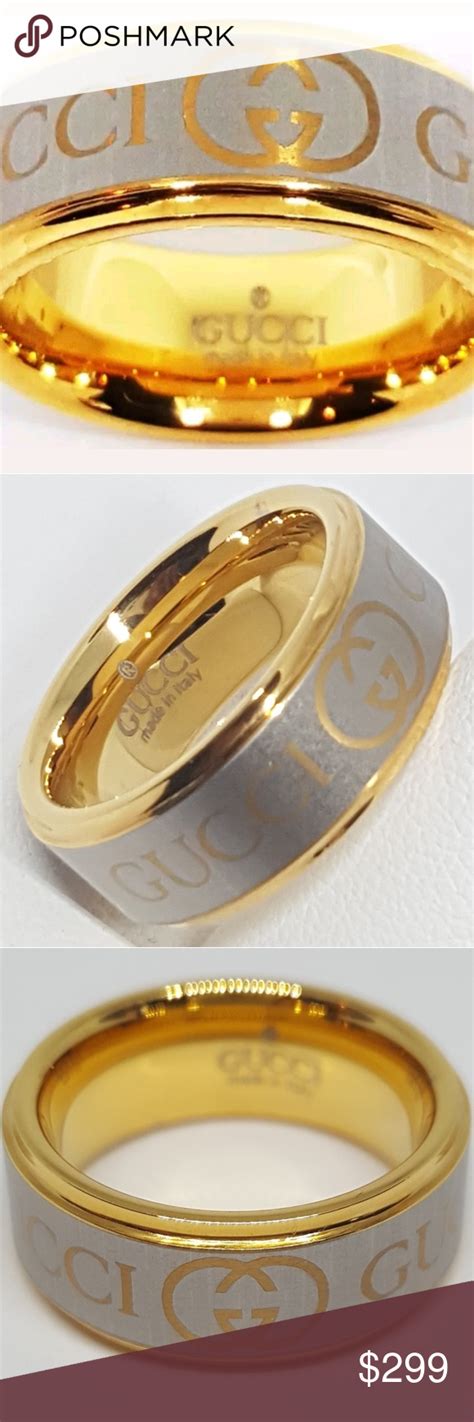 cheapest gucci ring|Gucci tungsten ring.